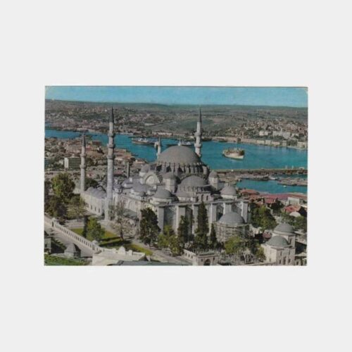 1975 İstanbul Haliç - Süleymaniye Camii Görünüş Kartpostal