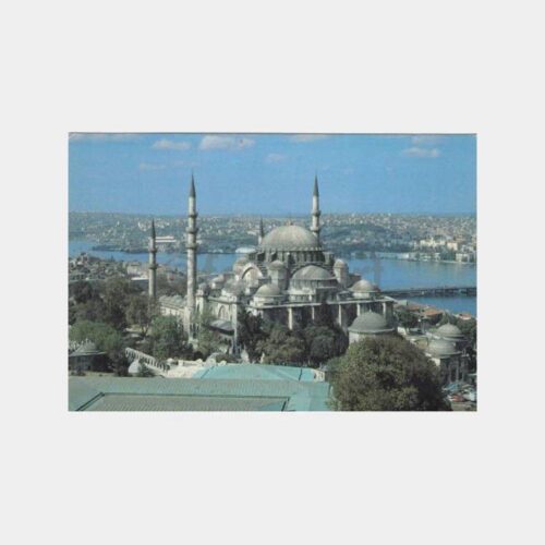 1980 Süleymaniye Camii Haliç Görünüş Kartpostal