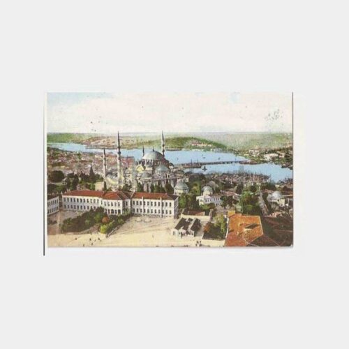 Süleymaniye ve Haliç Reprodüksiyon Kartpostal