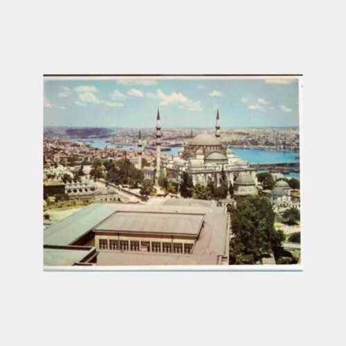 Haliç Süleymaniye Camii Görünüş Kartpostal