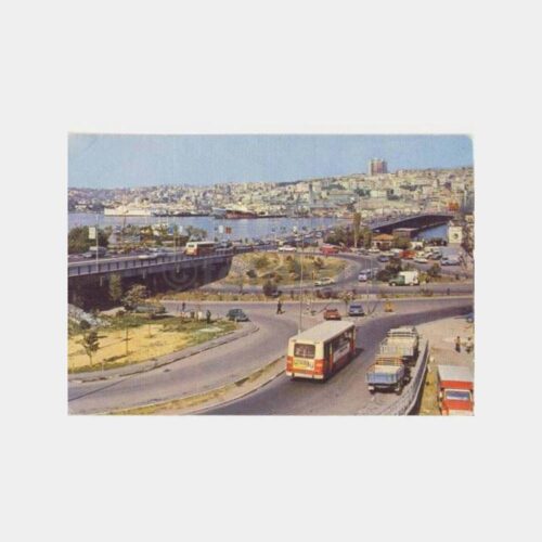 Unkapanı Köprüsü ve Haliç Kartpostal