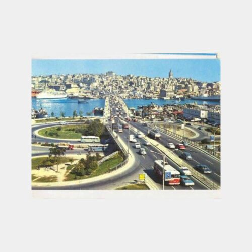 Haliç Unkapanı Atatürk Köprüsü Görünüş Kartpostal