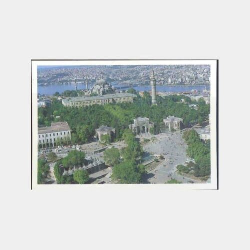 Beyazıt-Üniversite-Haliç Havadan Görünüş Kartpostal