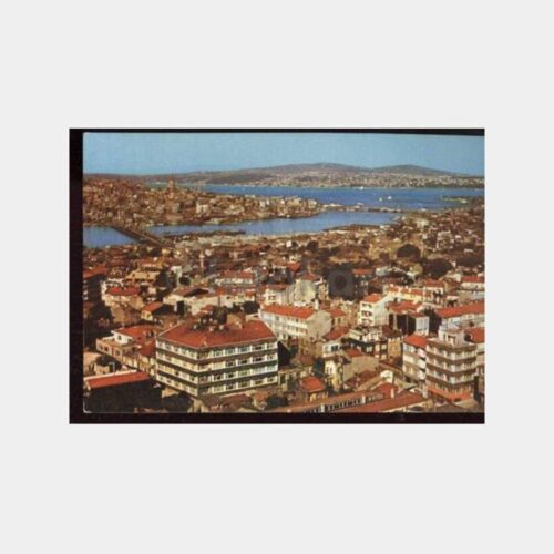 İstanbul Haliçten Genel Görünüşü Kartpostal