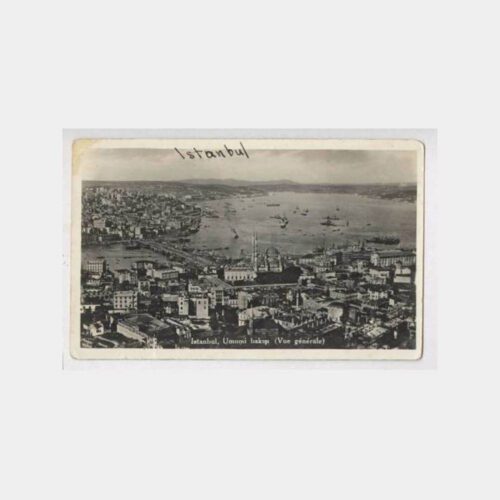 İstanbul Haliç Galata Köprüsü Kartpostal