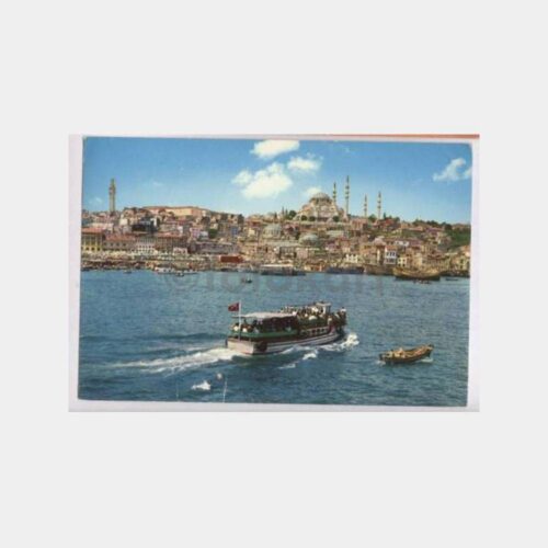Haliç Deniz Motoru Görünüş Kartpostal