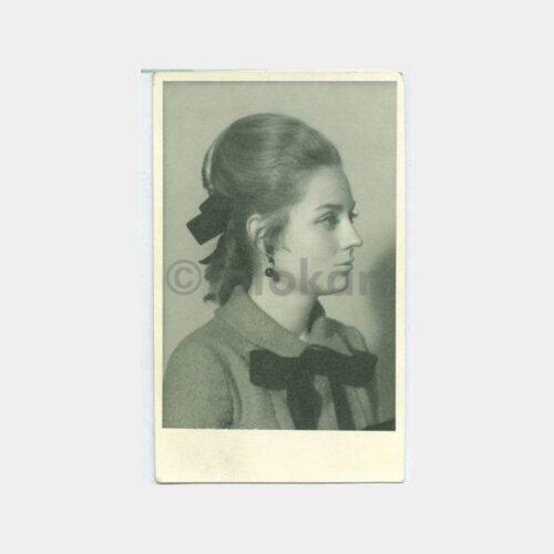 1960 Kadın Portre Görünüş Fotoğraf