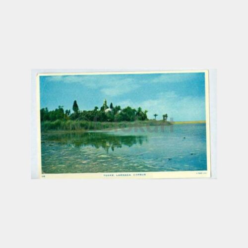 1963 Kıbrıs Larnaka Tekke Görünüş Kartpostal