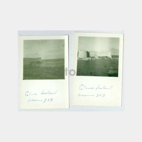 1959 Kıbrıs Girne Kalesi 3 Adet Fotoğraf