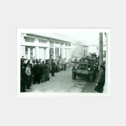 1964 Kıbrıs Limasol - İngiliz Jeep Fotoğraf