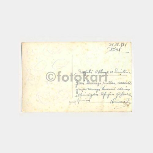 1951 Kıbrıs Baf Oteli Nadir Fotoğraf - Görsel 2