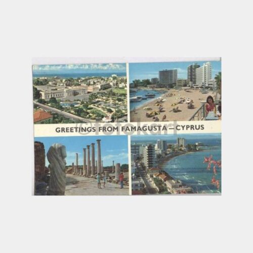 Kıbrıs Magosa 4 Görünüş Kartpostal