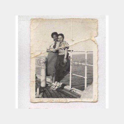 1937 Kıbrıs Baf Yolculuk Konulu Fotoğraf