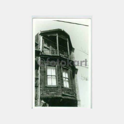 1970 İstanbul Tarihi Ev Yapı Konulu Fotoğraf