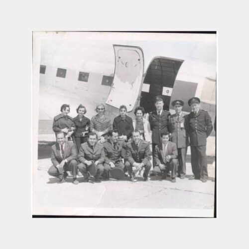 1960 Havacılık Uçak Teslim Töreni 2 Adet Fotoğraf