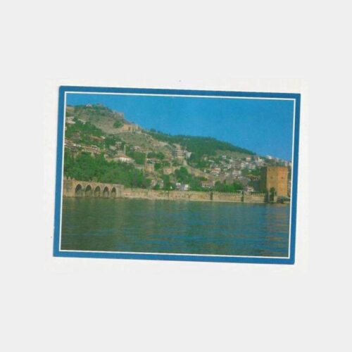 Alanya Denizden Tersane Görünüş Kartpostal