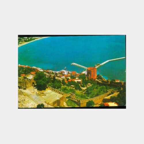 1970 Alanya Liman Görünüş Kartpostal