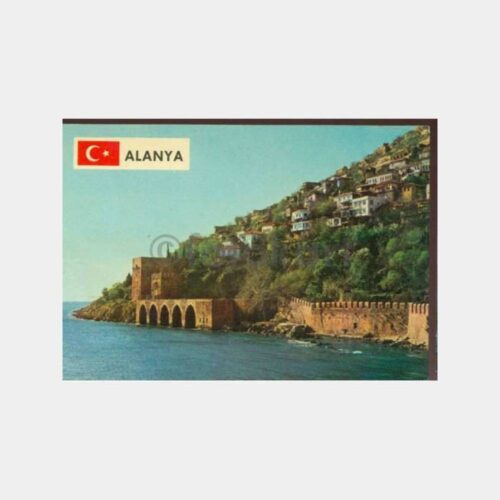 1970 Alanya Kalesi Görünüş Kartpostal