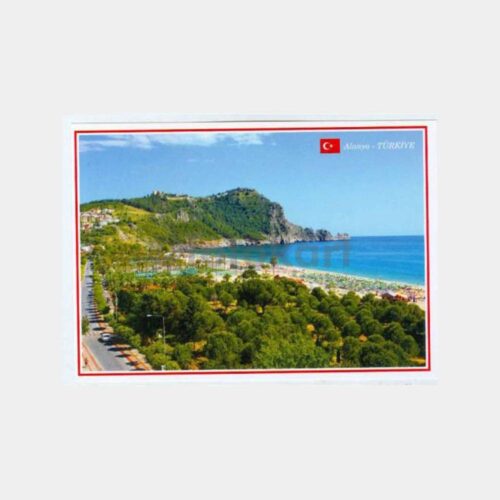 1990 Alanya Görünüş Kartpostal