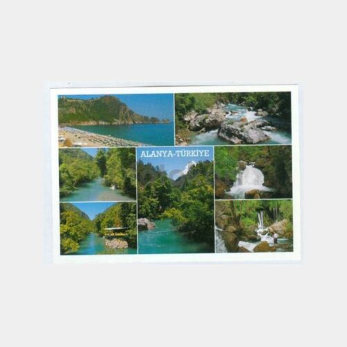 1990 Alanya Görünüş Kartpostal