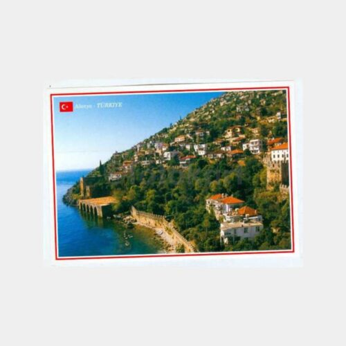 1990 Alanya Görünüş Kartpostal
