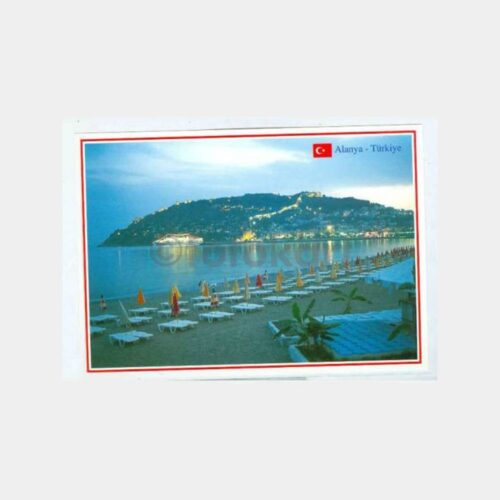 1990 Alanya Görünüş Kartpostal