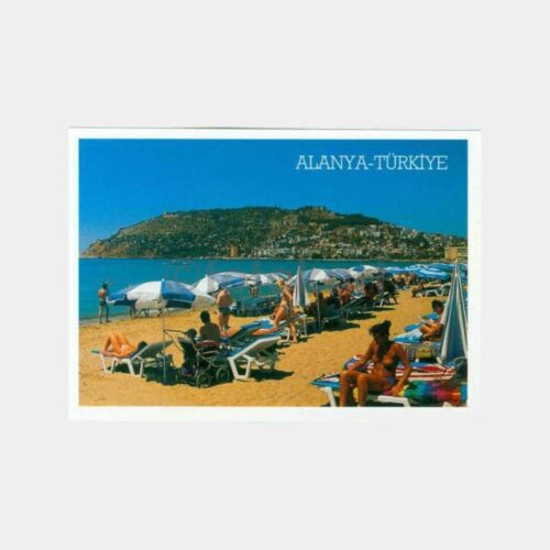 1990 Alanya Görünüş Kartpostal