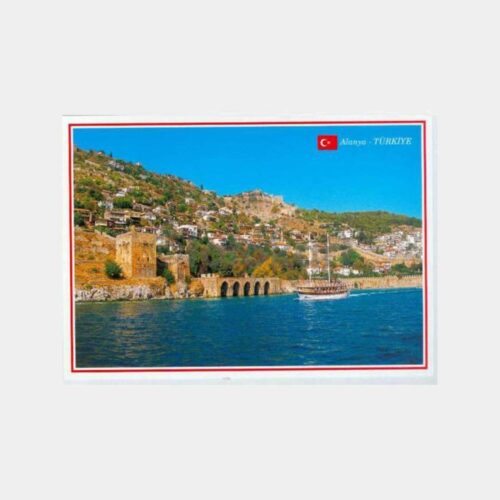 1990 Alanya Görünüş Kartpostal