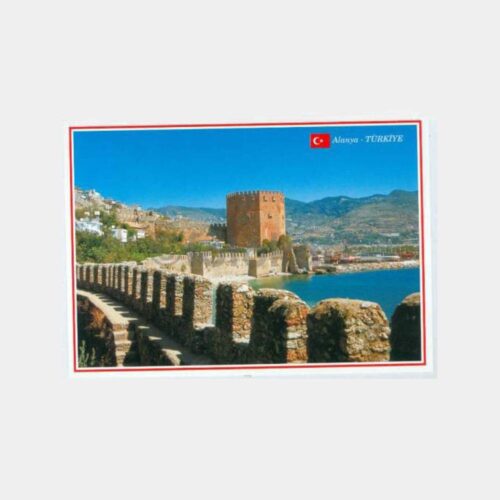 1990 Alanya Görünüş Kartpostal