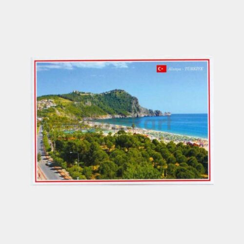 1990 Alanya Görünüş Kartpostal