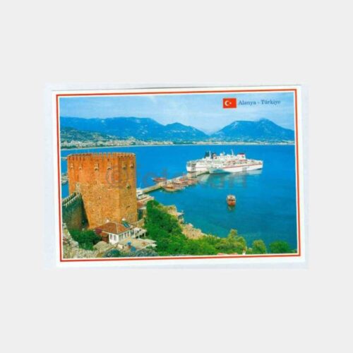 1990 Alanya Görünüş Kartpostal