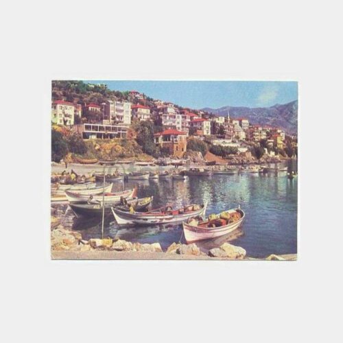 Alanya Limandan Bir Görünüş Kartpostal