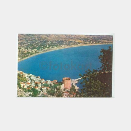 1970 Alanya Kale Görünüş Kartpostal