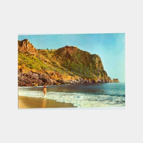 1970 Alanya Damlataş Sahili Görünüş Kartpostal