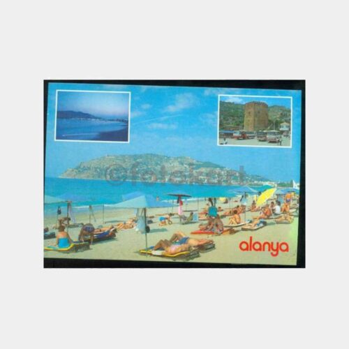 1995 Alanya Konulu Kartpostal