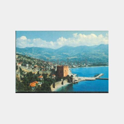 1975 Alanya Kalesi Genel Görünüş Kartpostal