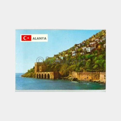 1973 Alanya Tersanesi Görünüş Kartpostal