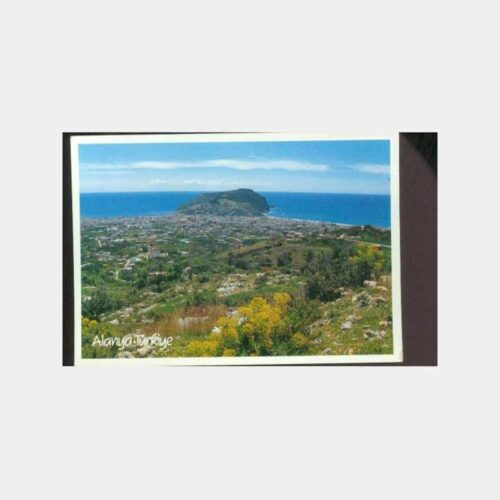 1990 Alanya Görünüş Kartpostal