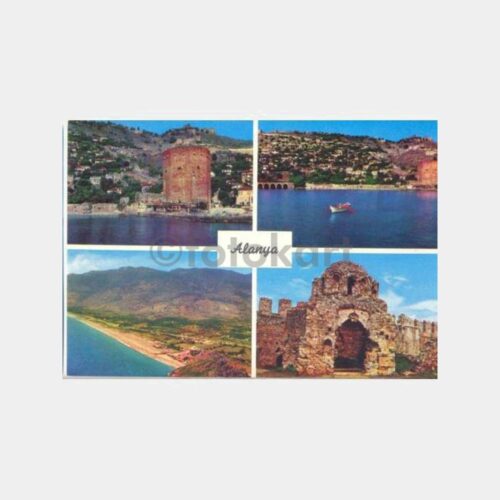Alanya 4 Değişik Görünüş Kartpostal