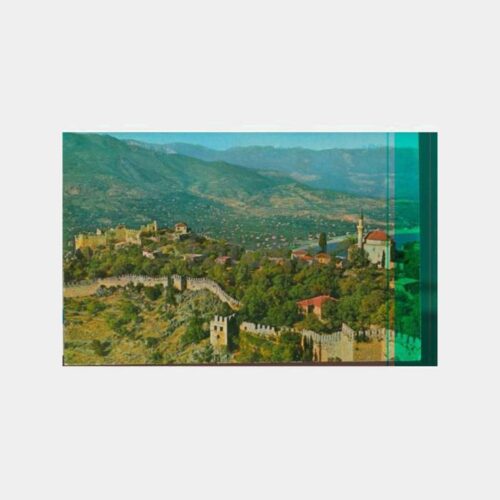 1974 Alanya Kale Genel Görünüş Kartpostal
