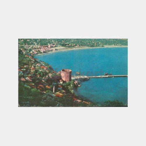1973 Alanya Genel Görünüş Kartpostal
