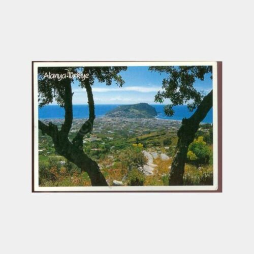 1990 Alanya Genel Görünüş Kartpostal