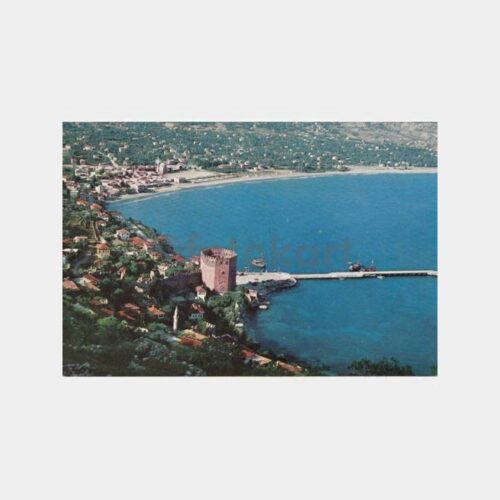 1970 Alanya Genel Görünüş Kartpostal