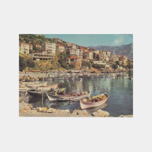 1982 Alanya Limandan Görünüş Kartpostal