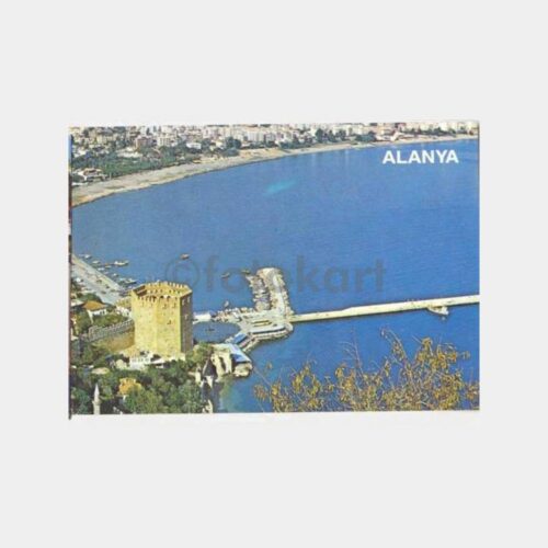 Alanya Kalesi Görünüş Kartpostal
