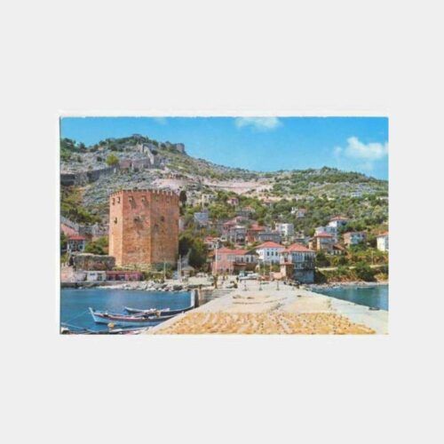 Alanya Kalesi Görünüş Kartpostal