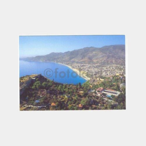 2000 Alanya Kuş Bakışı Görünüş Kartpostal