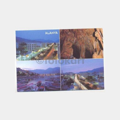 2000 Alanya 4 Görünüş Kartpostal
