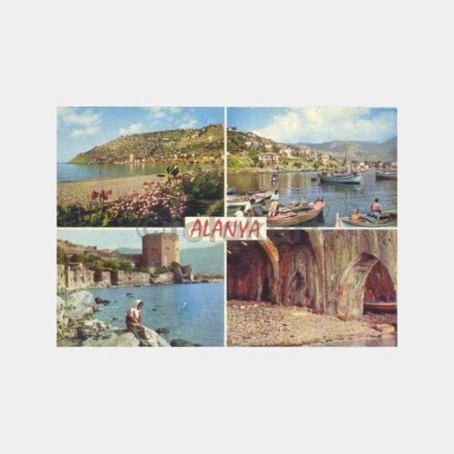 Alanya 4 Değişik Görünüş Kartpostal