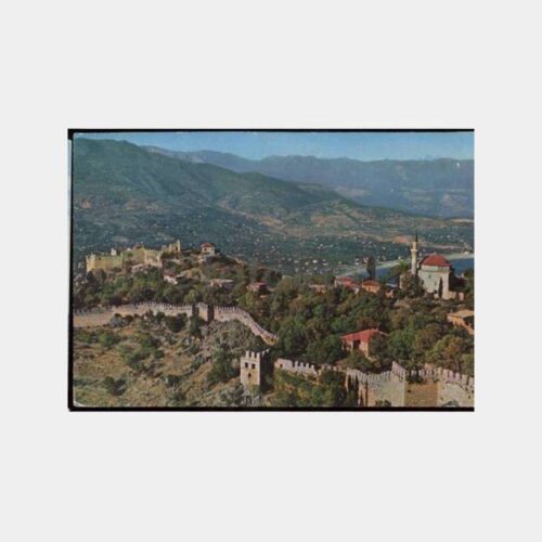 Alanya Kale Surları Görünüş Kartpostal